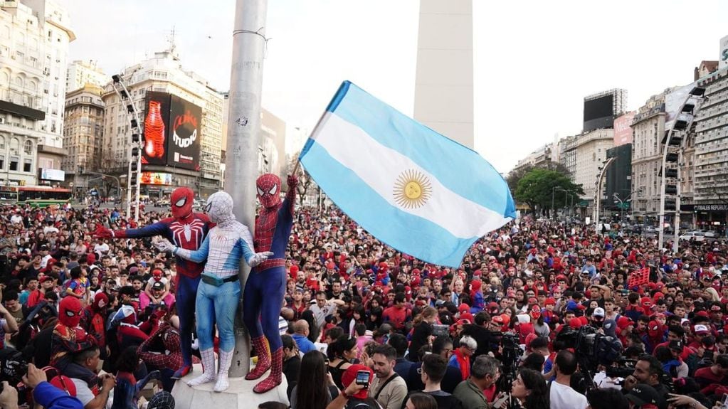 GWR desmintió que miles de Spider-Man argentinos rompieran el récord mundial que ostenta Malasia. Foto: X.