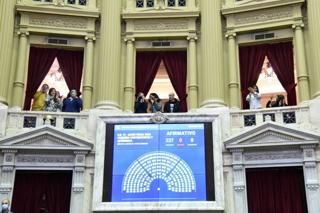 Diputados aprobó por unanimidad la ley de Sergio Massa de alivio fiscal a monotributistas
