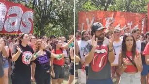Video: en el Campamento Anticapitalista cantaron un tema de Tini y Emilia contra Milei y la CGT