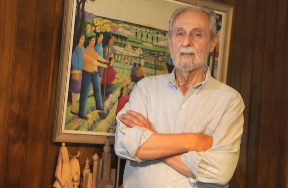 Murió el reconocido artista plástico mendocino Carlos Ércoli. Foto: Orlando  Pelichotti Los Andes