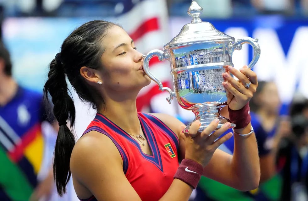 Emma Raducanu se llevó el US Open a los 18 años. / Gentileza.