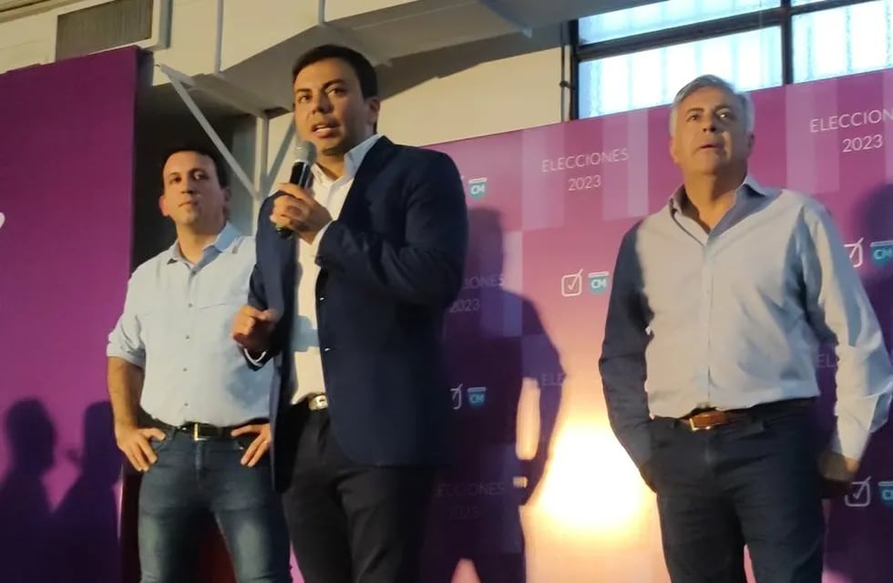 Francisco Lo Presti, Alfredo Cornejo y Tadeo García Zalazar. Foto: Gentileza