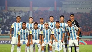 La selección argentina sub 17