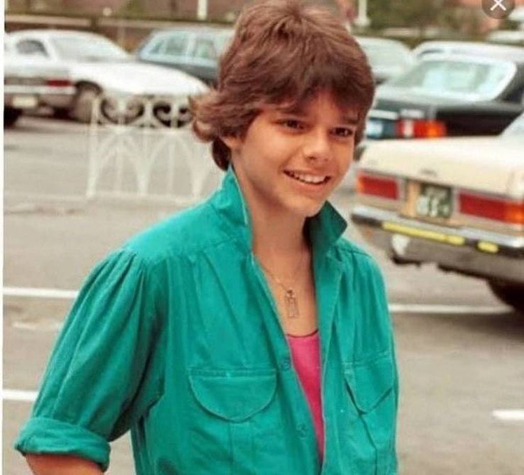 El joven Ricky Martin