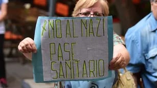 Manifestación en contra del pase sanitario en Mendoza. Mariana Villa / Los Andes