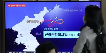 Lanzamiento de misiles coreanos