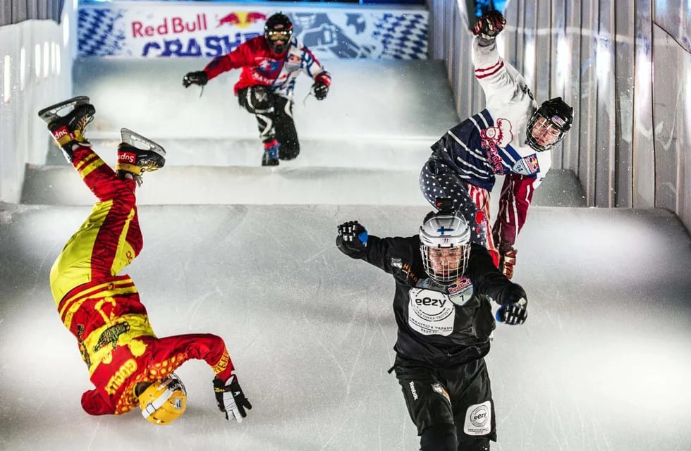 Conocé el "Crashed Ice", el deporte de invierno del futuro