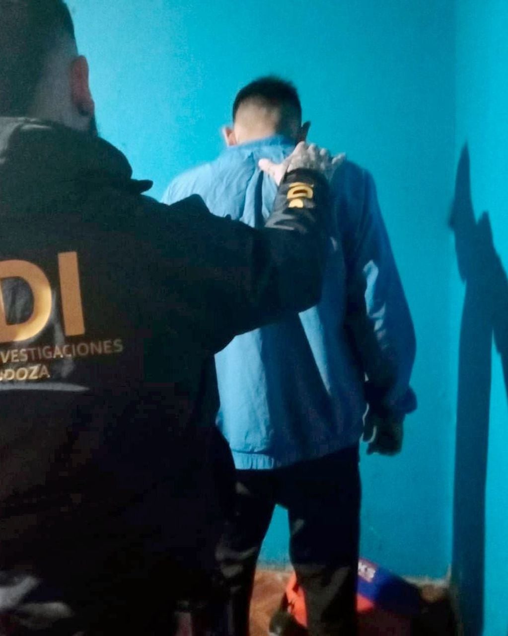 El joven detenido por la el homicidio de LUciano Gómez. / Ministeirio de Seguridad.