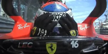 Leclerc tuvo problemas y no pudo largar el Gran Premio de Mónaco