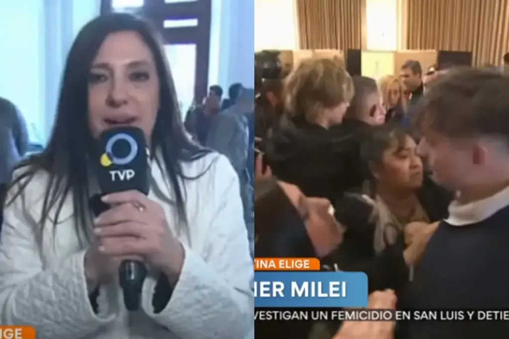 Gabriela Radice, la periodista agredida. Foto Captura: TV Pública