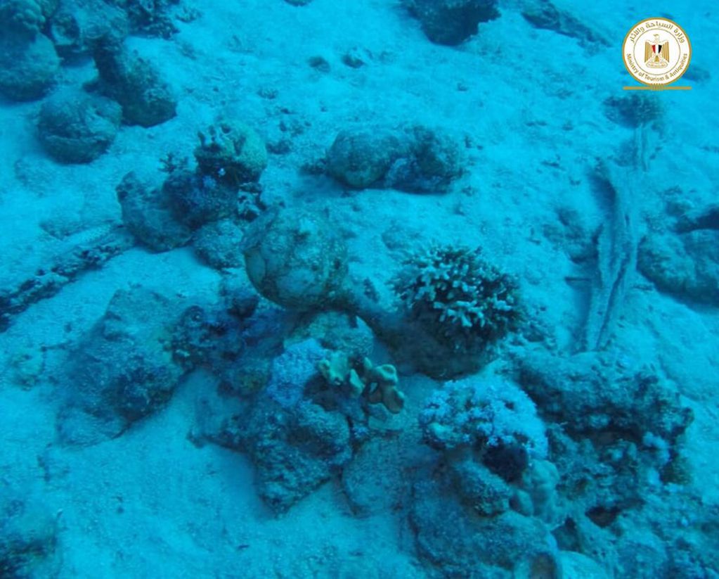 Investigadores egipcios descubrieron los restos de un buque del siglo XVIII. Facebook @Ministerio de Antigüedades de Egipto