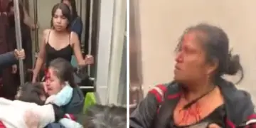Video: dos mujeres protagonizaron una encarnizada pelea en un vagón de un metro en México