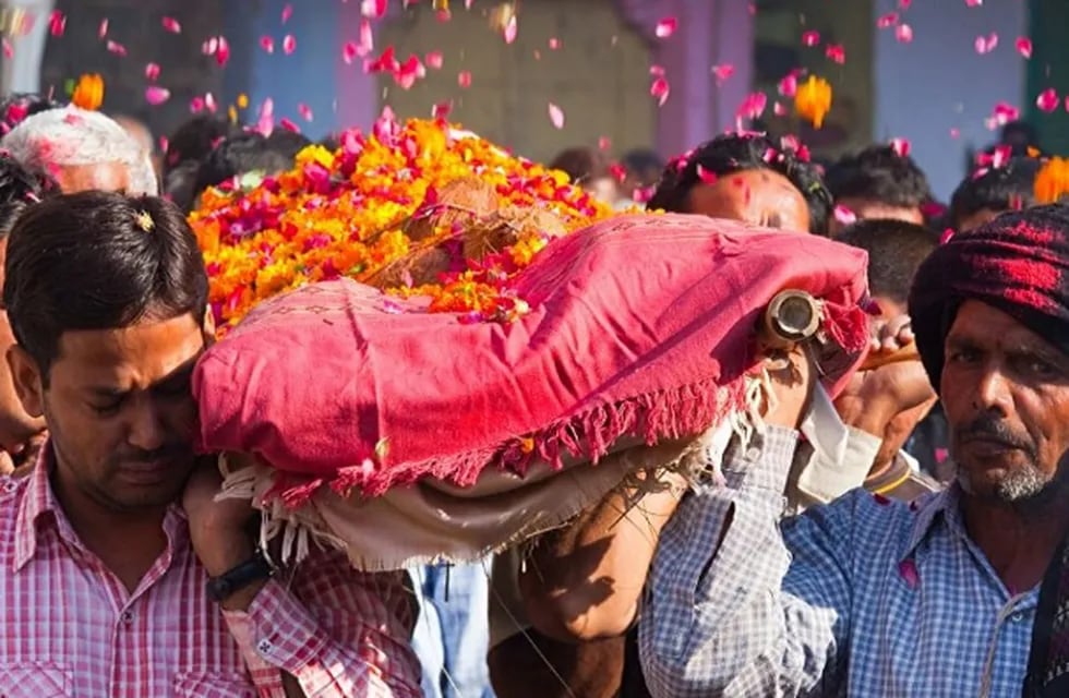 India, funeral. Imagen ilustrativa.