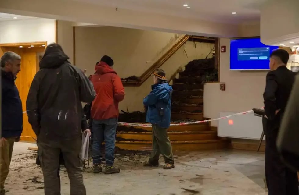 Tragedia en un hotel de Bariloche tras un deslave - (Gentileza / Diario Río Negro)