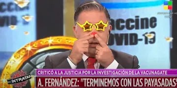 Fabián Doman se disfrazó de payaso y le contestó a Alberto Fernández sobre la vacunación VIP