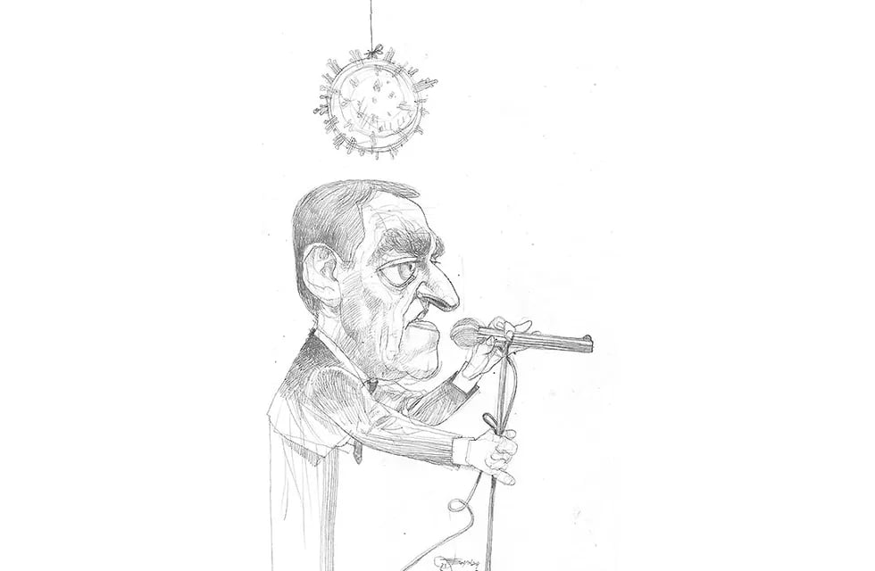 Ilustración del gobernador Rodolfo Suárez. / Archivo