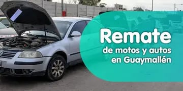 Atentos: comienza el primer remate de vehículos en Guaymallén