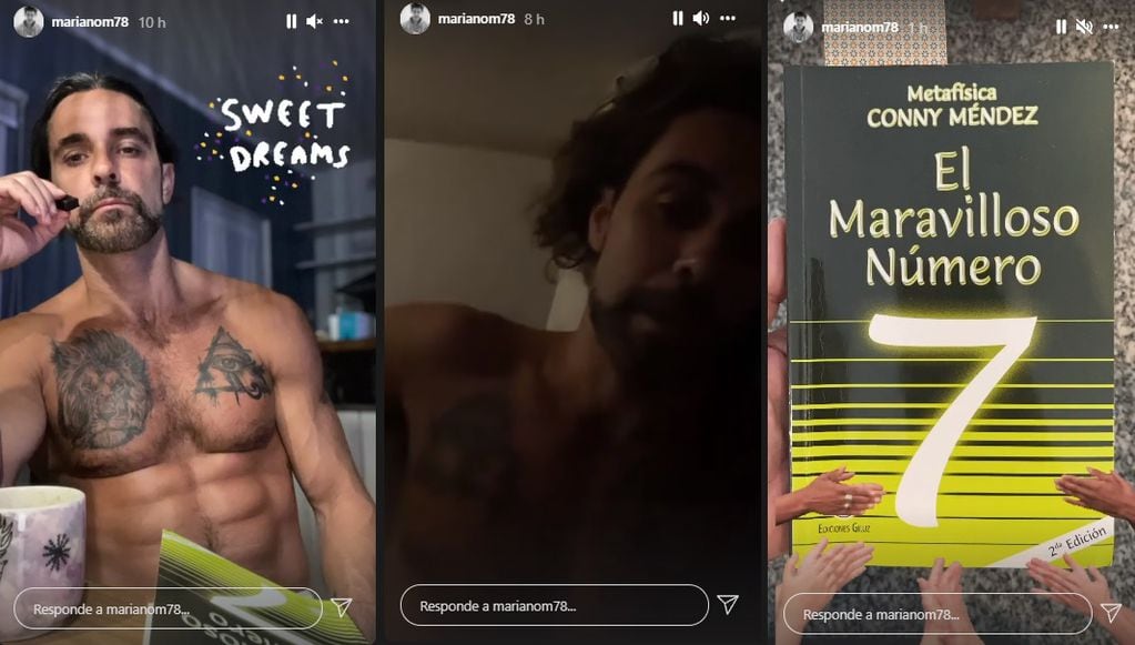 Mariano Martínez y un desnudo total que Instagram no censuró