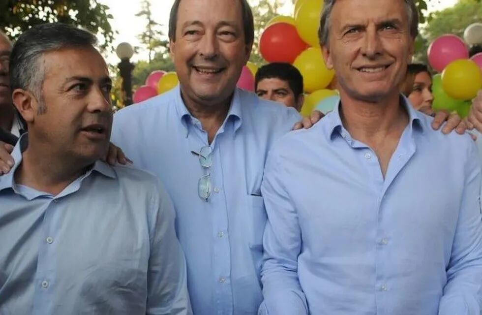 Cornejo, Sanz y Macri