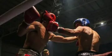 Boxeo en el Polideportivo Municipal de Tres Arroyos
