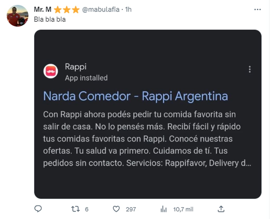 Las críticas a Narda Lepes en Twitter