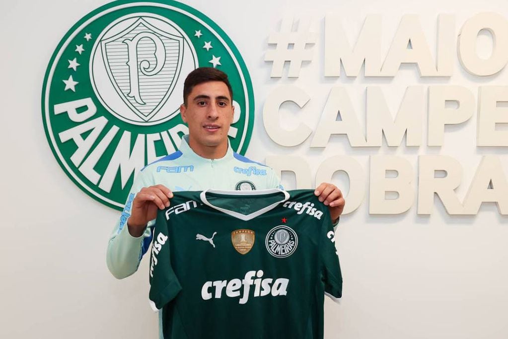 Merentiel, ex Palmeiras, ahora jugará en Boca. 