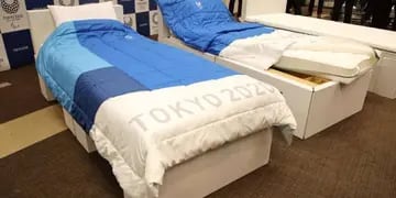 camas cartón tokio 2021