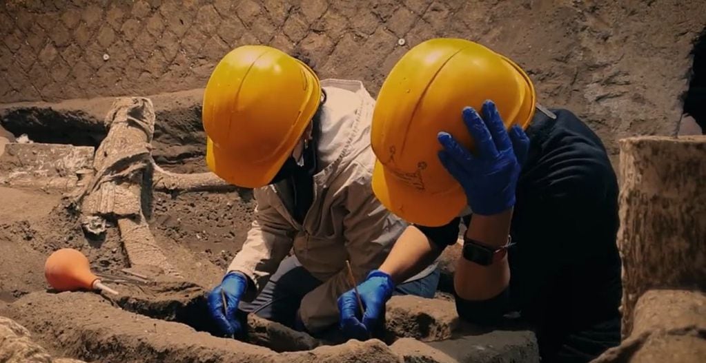 Descubrieron en Pompeya los restos de una "habitación de esclavos" - Gentileza
