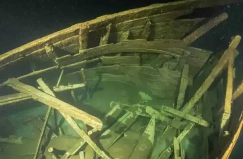 Encuentran un barco de 400 años en perfecto estado en el Mar Báltico. / Gentileza