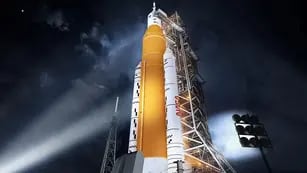 Cohete de la misión Artemis 1