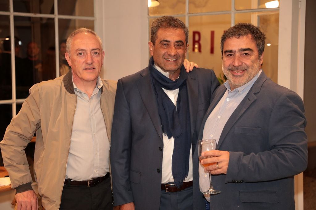 José Justel, Marcelo Orellana y Flavio Vivas