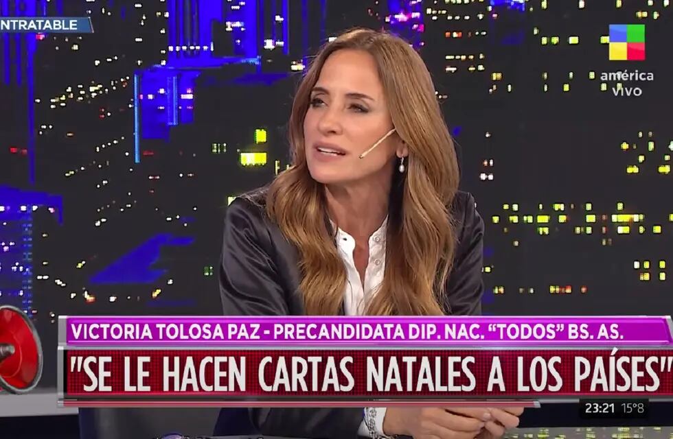 Victoria Tolosa Paz asoció el 11-S con la astrología. / América TV