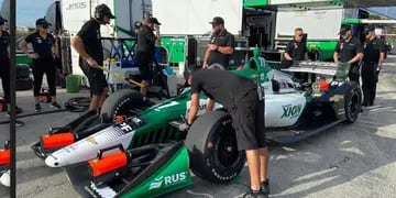 Exclusivo de Carburando: el box de Agustín Canapino con el IndyCar