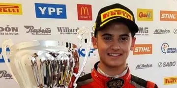 El piloto mendocino de 16 años, se coronó como el mejor de la categoría, tras salir segundo y brillar en el circuito de Córdoba.
