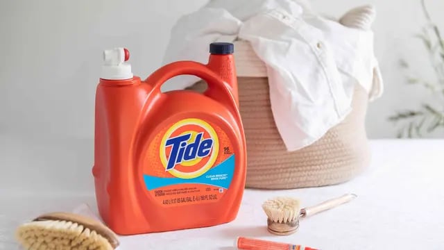 El jabón para la ropa Tide (importado) ya se consigue en supermercados de Argentina