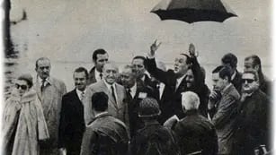 El regreso de Perón a la Argentina.