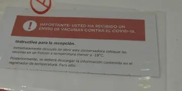 Llegada de las primeras dosis de la vacuna rusa Sputnik V al Vacunatorio Central de Mendoza