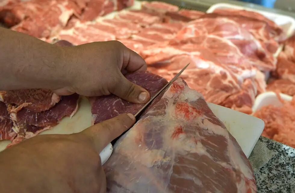 La carne subió un 20% y algunos cortes están costando $ 8.000. Foto: Orlando Pelichotti / Los Andes