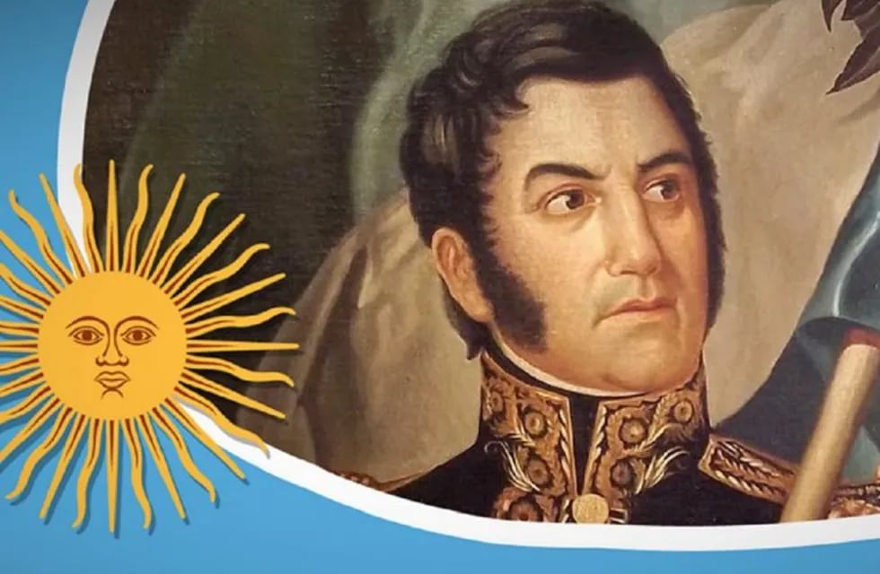 General Don José de San Martín, principal figura y prócer del Ejército Argentino, conciderado el padre de la Patria y Libertador de América.
