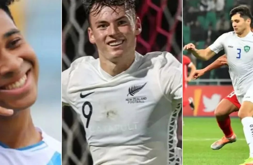 Arquímides Ordóñez, Oliver Colloty y Abdukodir Khusanov, las tres figuras de los rivales de la Argentina en el Mundial Sub 20. / Clarín