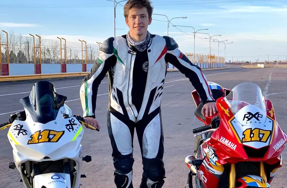 El mendocino Franco Pandolfino se va a correr Superbike en Brasil.