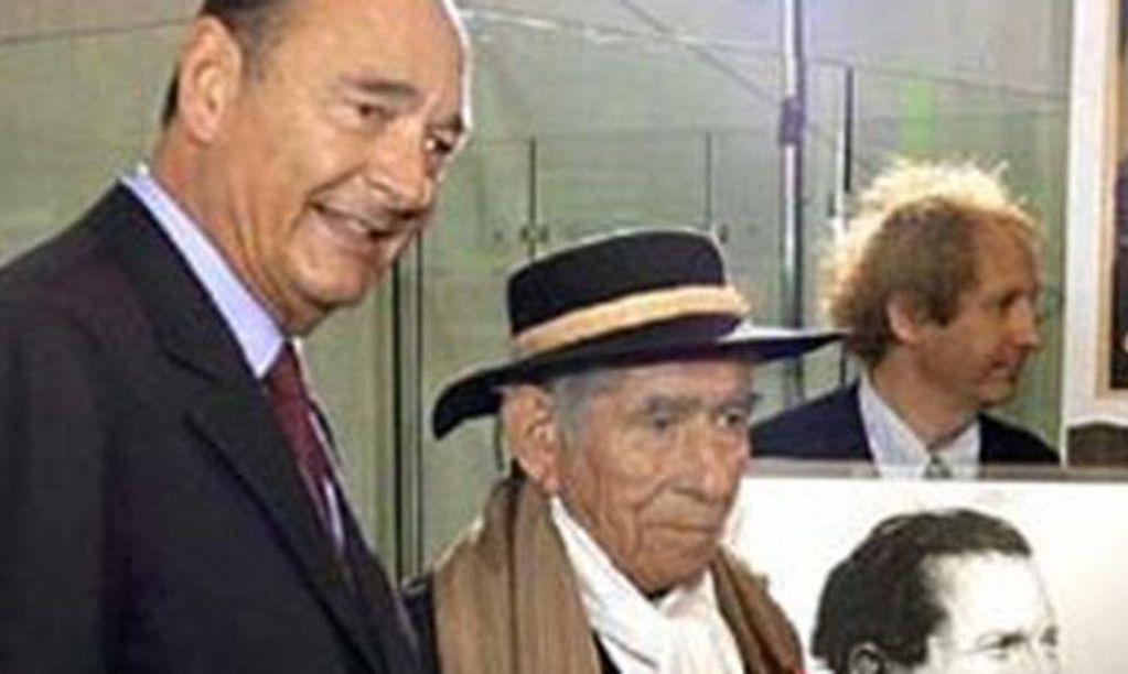 En 2001, el puestero Juan Gualberto García fue homenajeado en Francia por el entonces presidente Jacques Chirac con la Legión de Honor. Foto: Archivo / Los Andes.