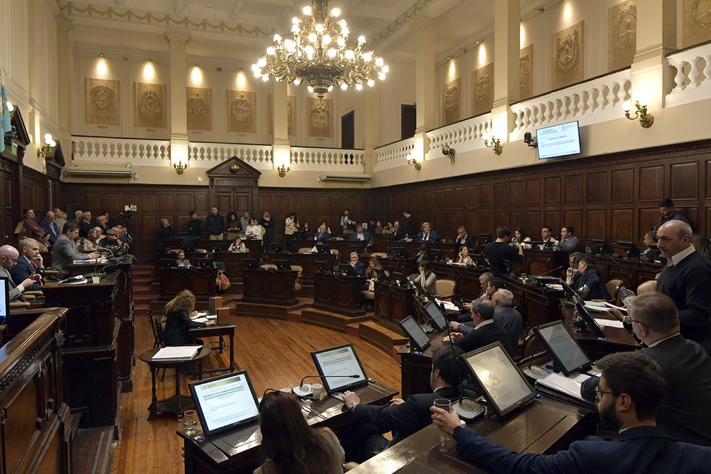 La Legislatura Provincial.
Foto: Orlando Pelichotti
