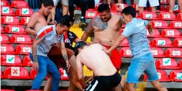Batalla campal en el fútbol mexicano