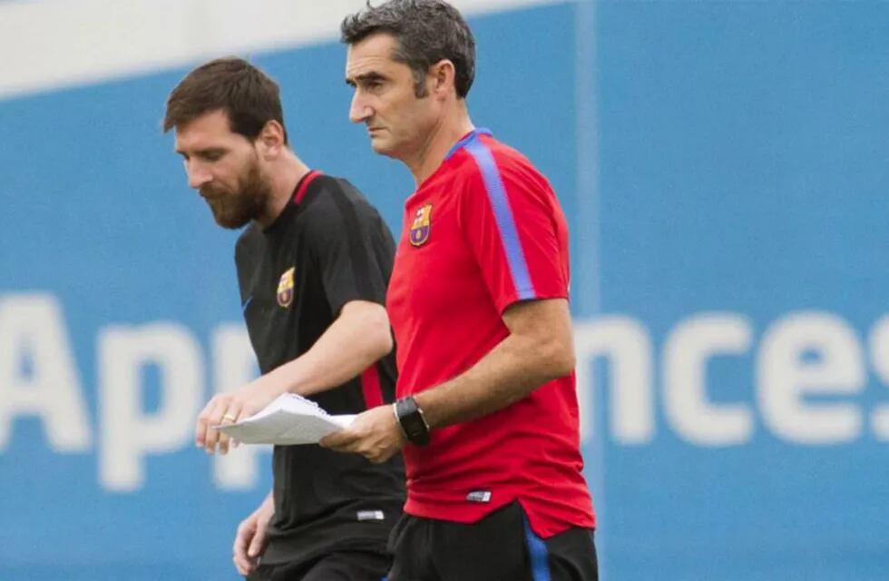 La cautela de Valverde: "A Messi lo estamos cuidando" 