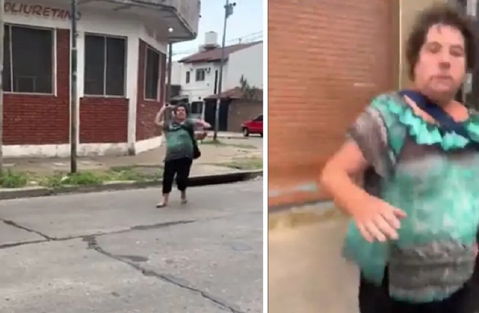 “Sos un holograma tira helio”: el extraño ataque de una mujer a un joven en plena calle (VIDEO VIRAL)