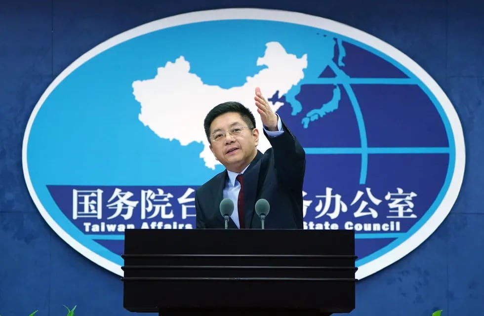 Ma Xiaoguang, portavoz de la Oficina china para Asuntos de Taiwán.