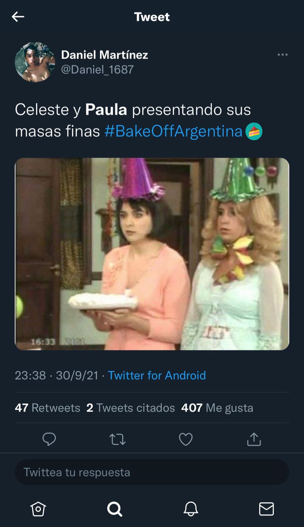 Los memes tras la prueba de las masas finas de Bake Off Argentina.