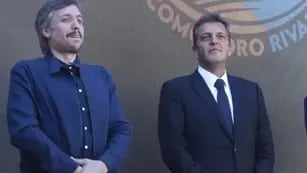 Máximo Kirchner y Sergio Massa