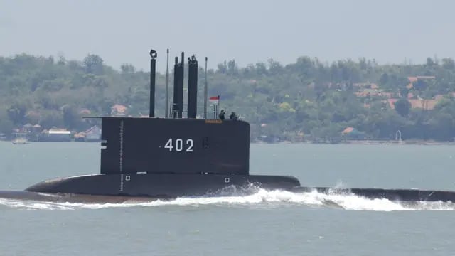 El submarino desaparecido en Indonesia